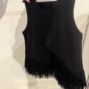 JCREW Sleeveless fringe top